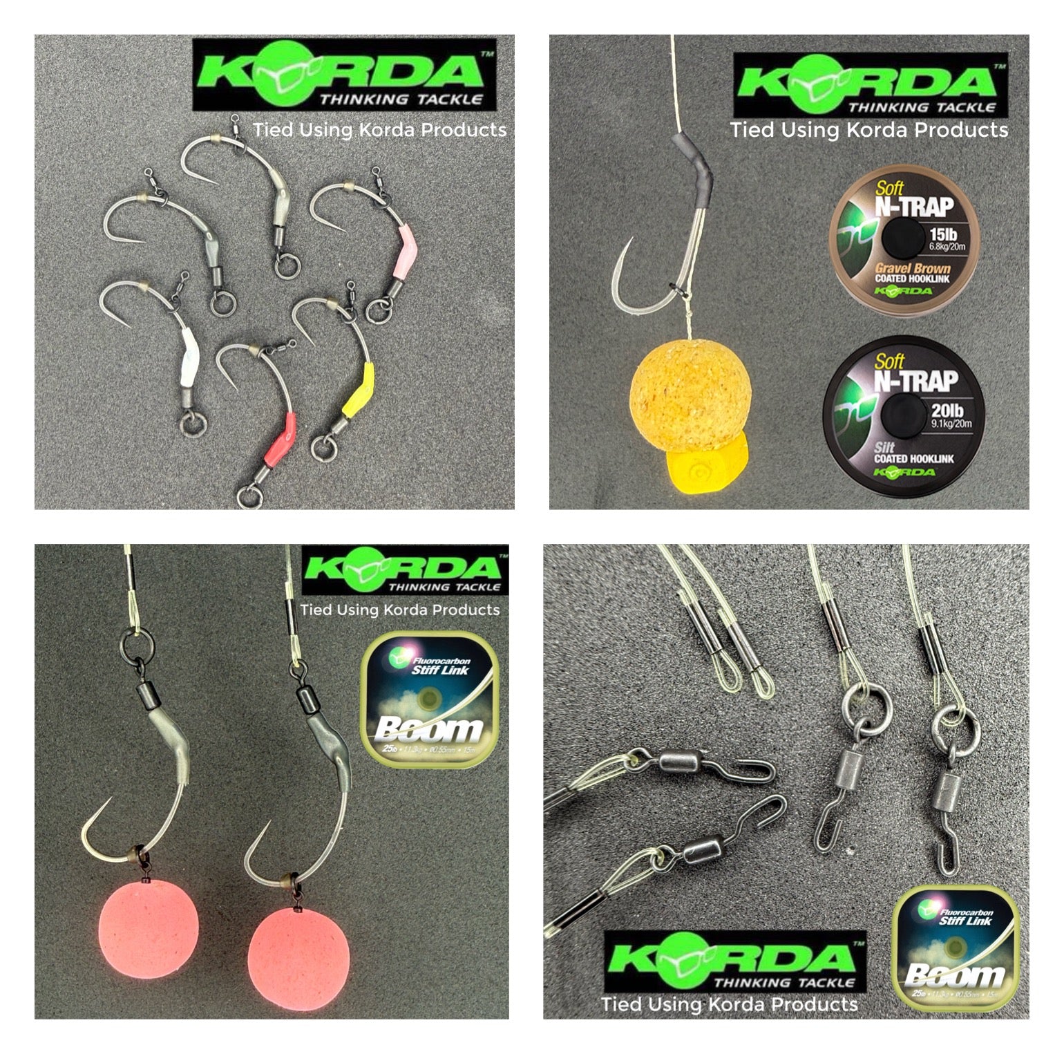 Korda 5 Rig Packs – JP Custom Carp Rigs