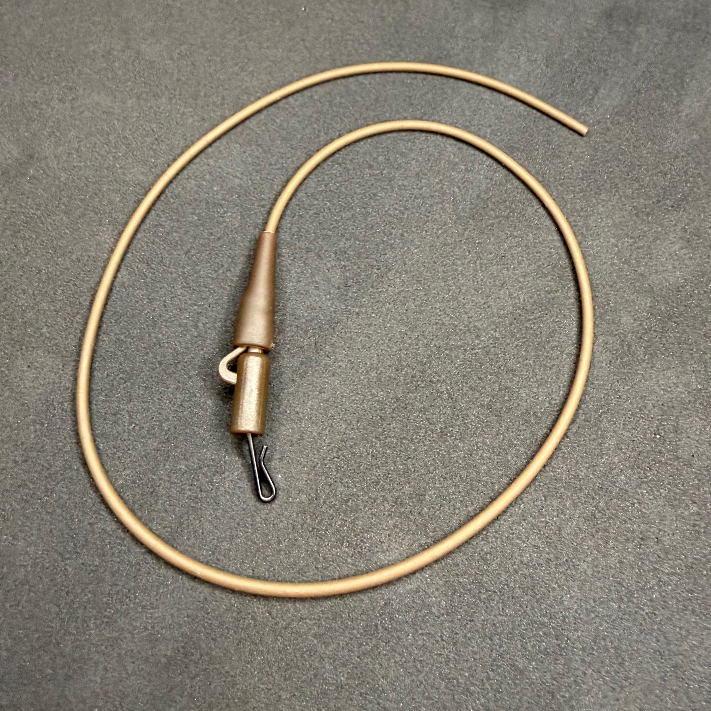 JP Custom Carp Rigs 5 x PVC Anti Tangle Rig Tubing With Lead Clips + Various Options