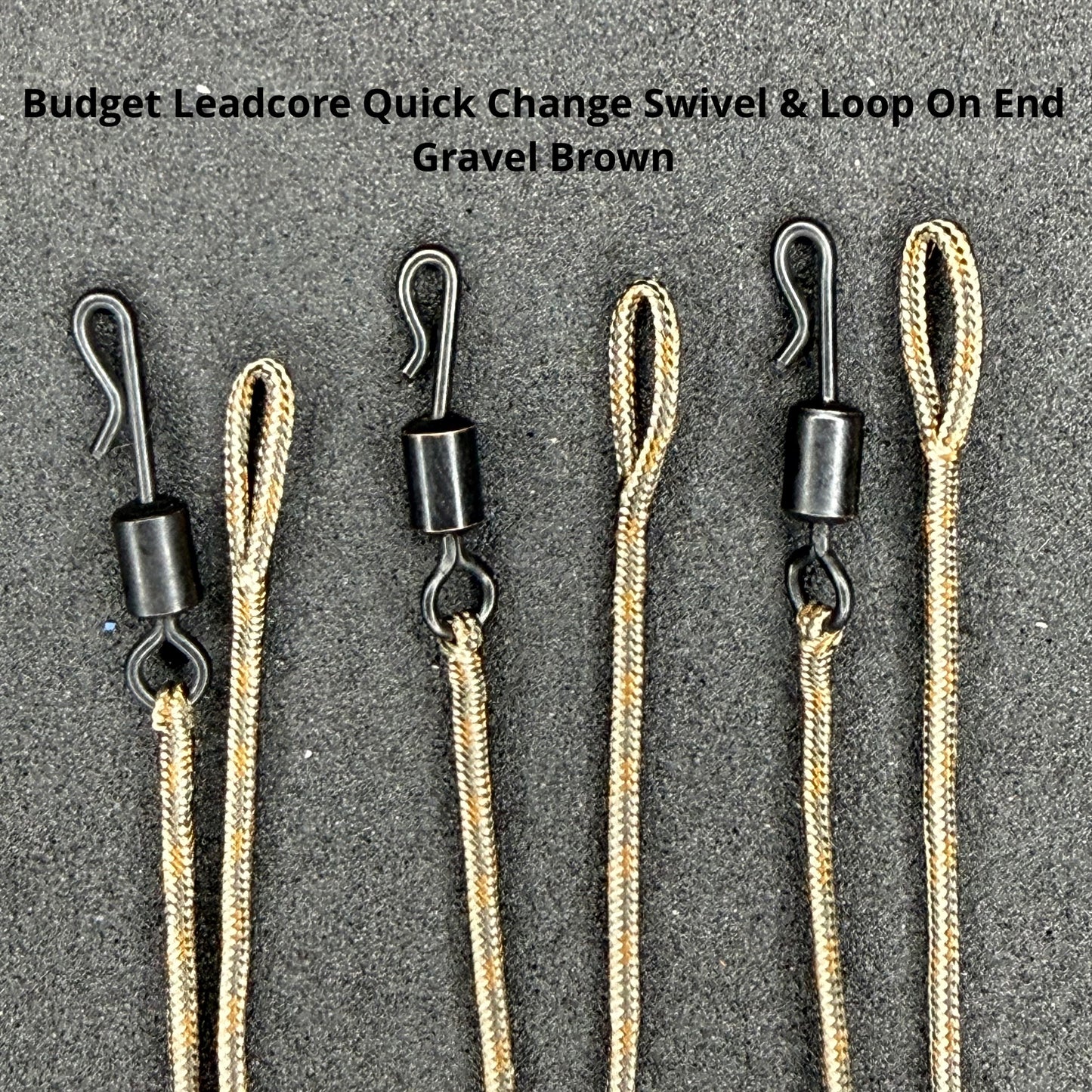 JP Custom Carp Rigs 10 x Leadcore Leaders - Various Options