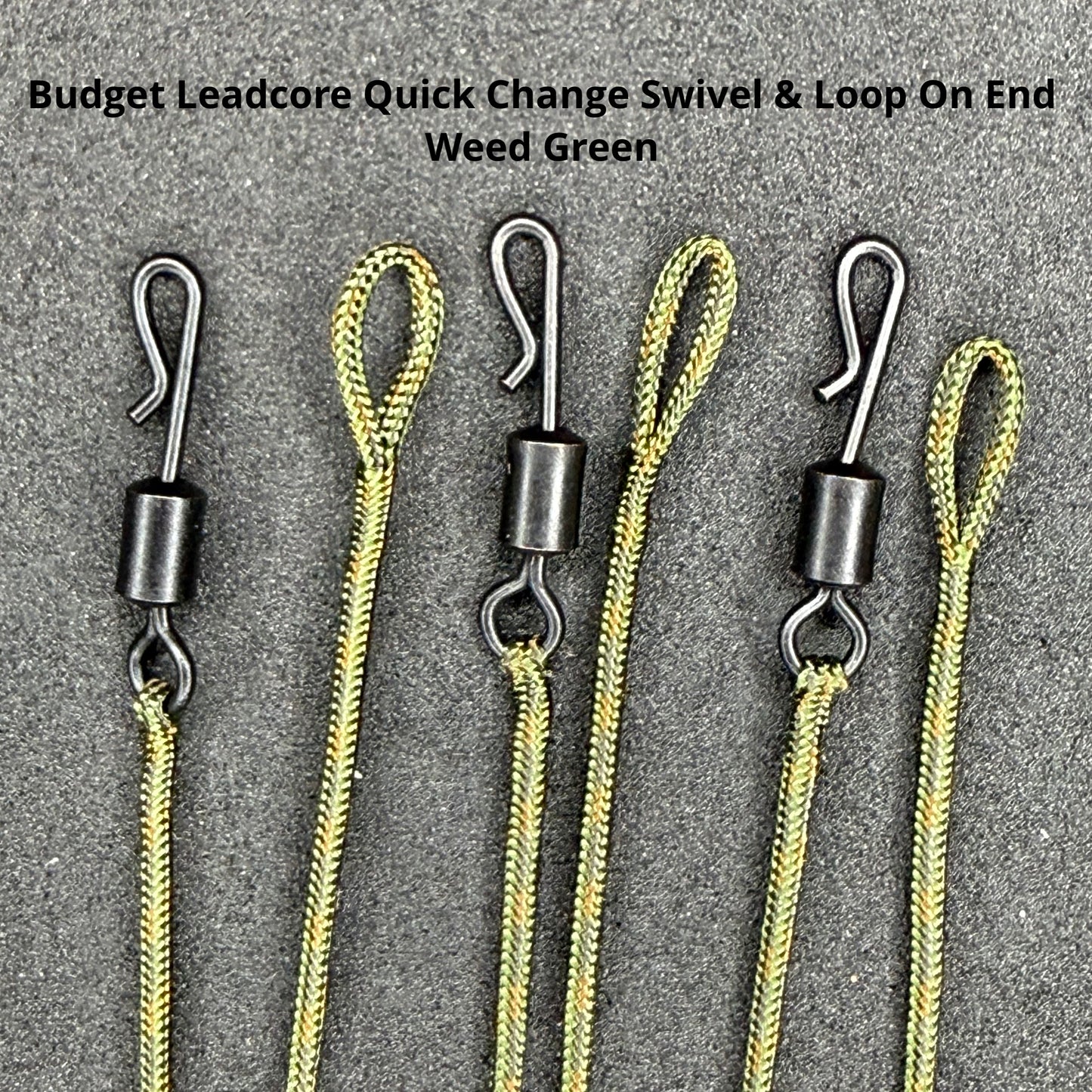 JP Custom Carp Rigs 10 x Leadcore Leaders - Various Options