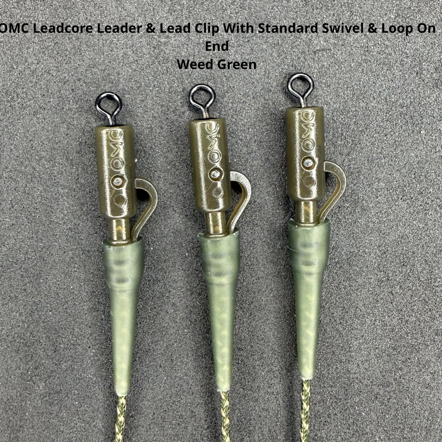 OMC 3 Leadcore Leaders & Lead Clip - Various Options