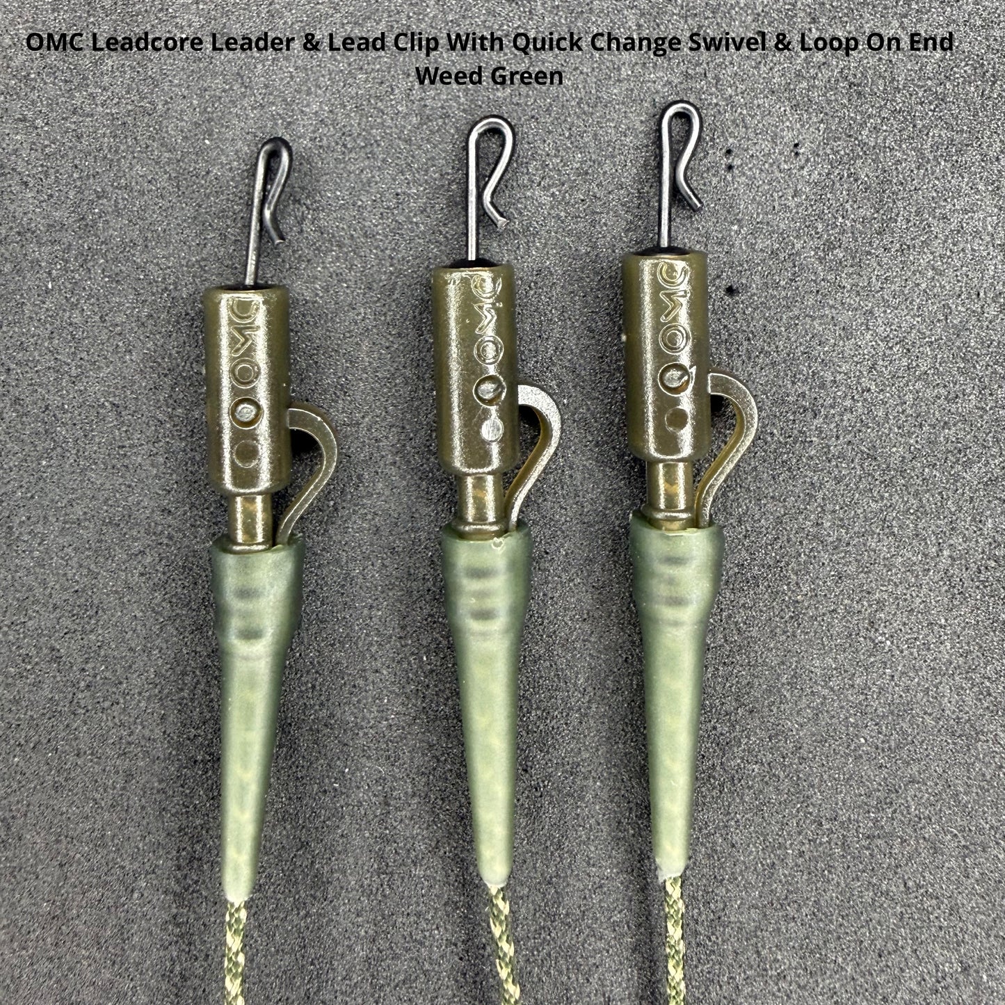 OMC 3 Leadcore Leaders & Lead Clip - Various Options