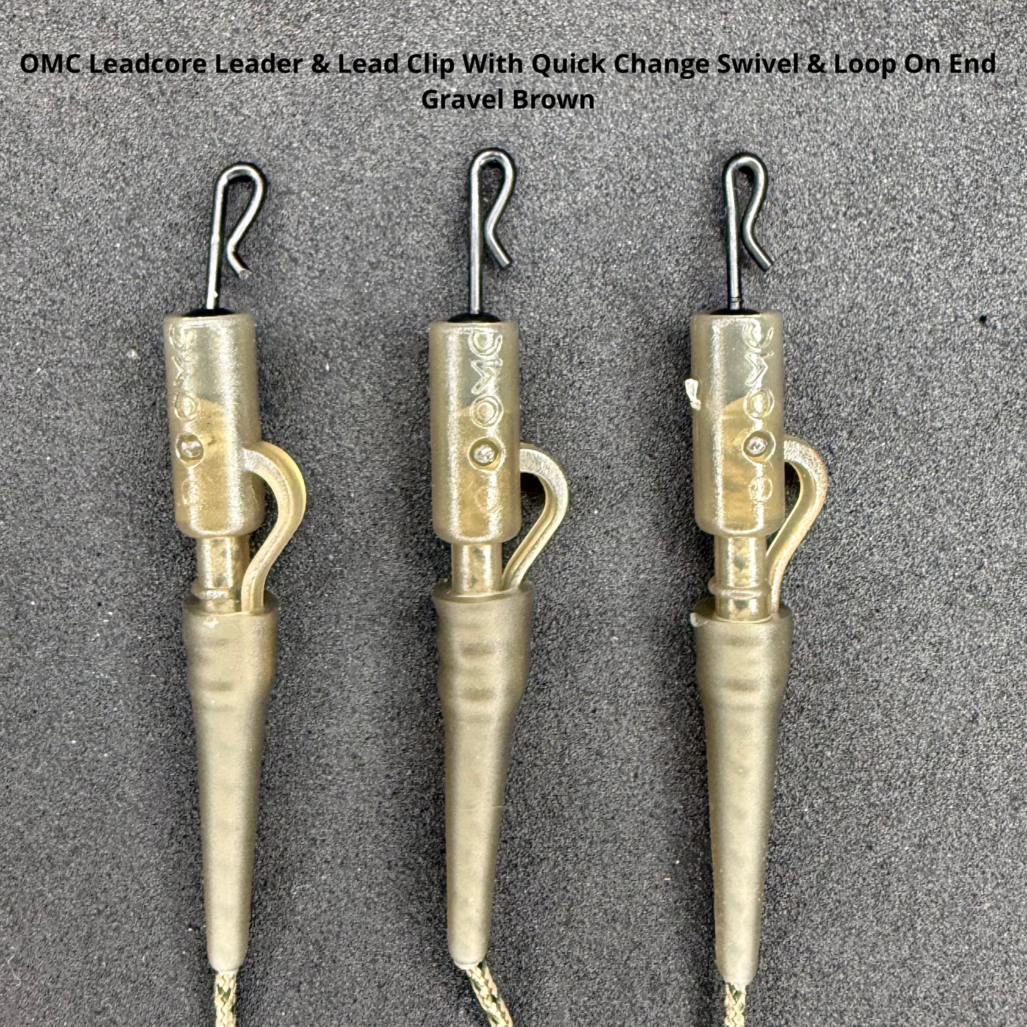 OMC 3 Leadcore Leaders & Lead Clip - Various Options