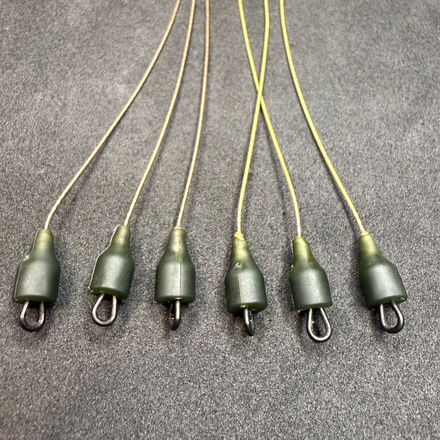 JP Custom Carp Rigs 10 Quick Change Ronnie/Spinner Rig (Booms Only)Tied With Semi Stiff Coated Braid Boom Section + Various Options