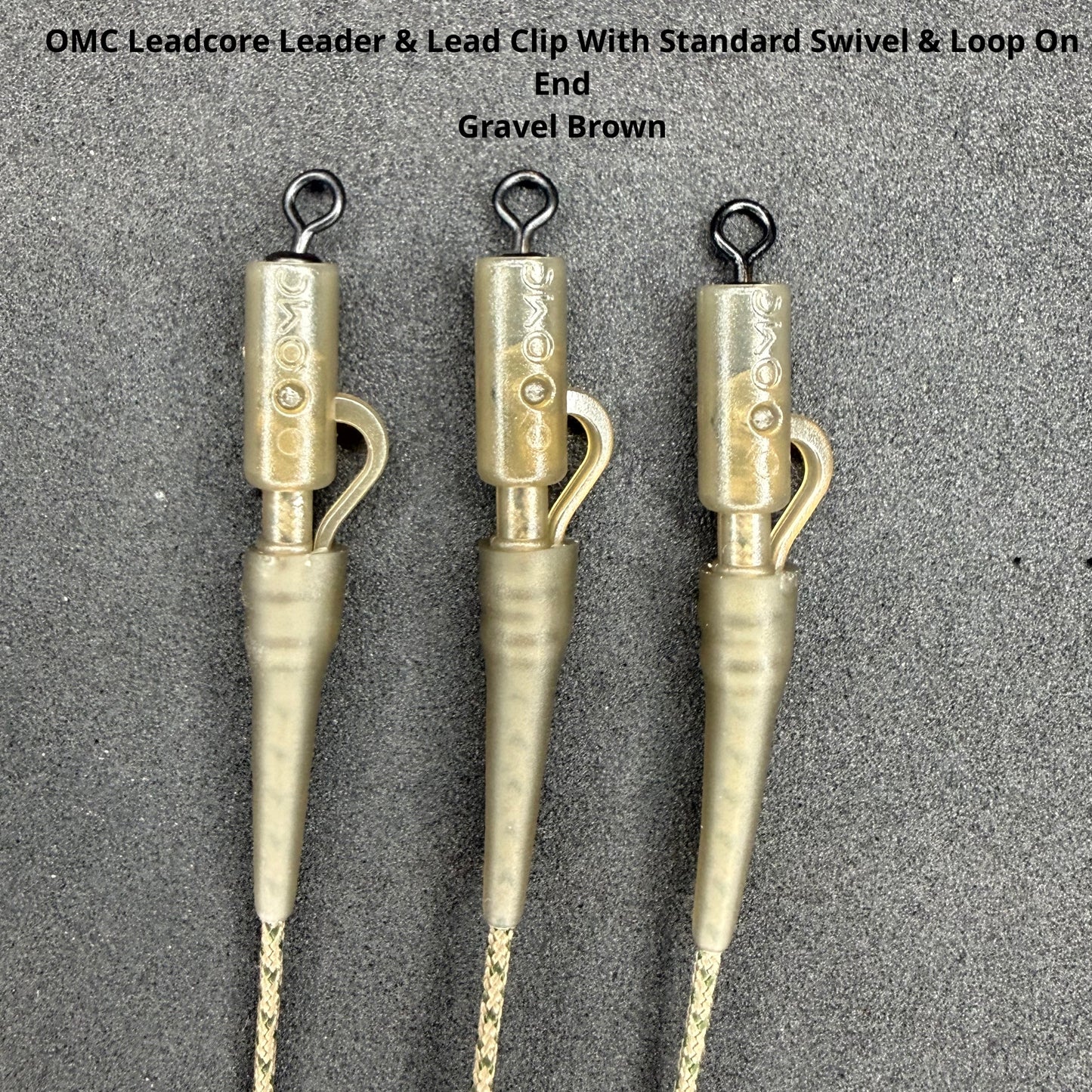 OMC 3 Leadcore Leaders & Lead Clip - Various Options