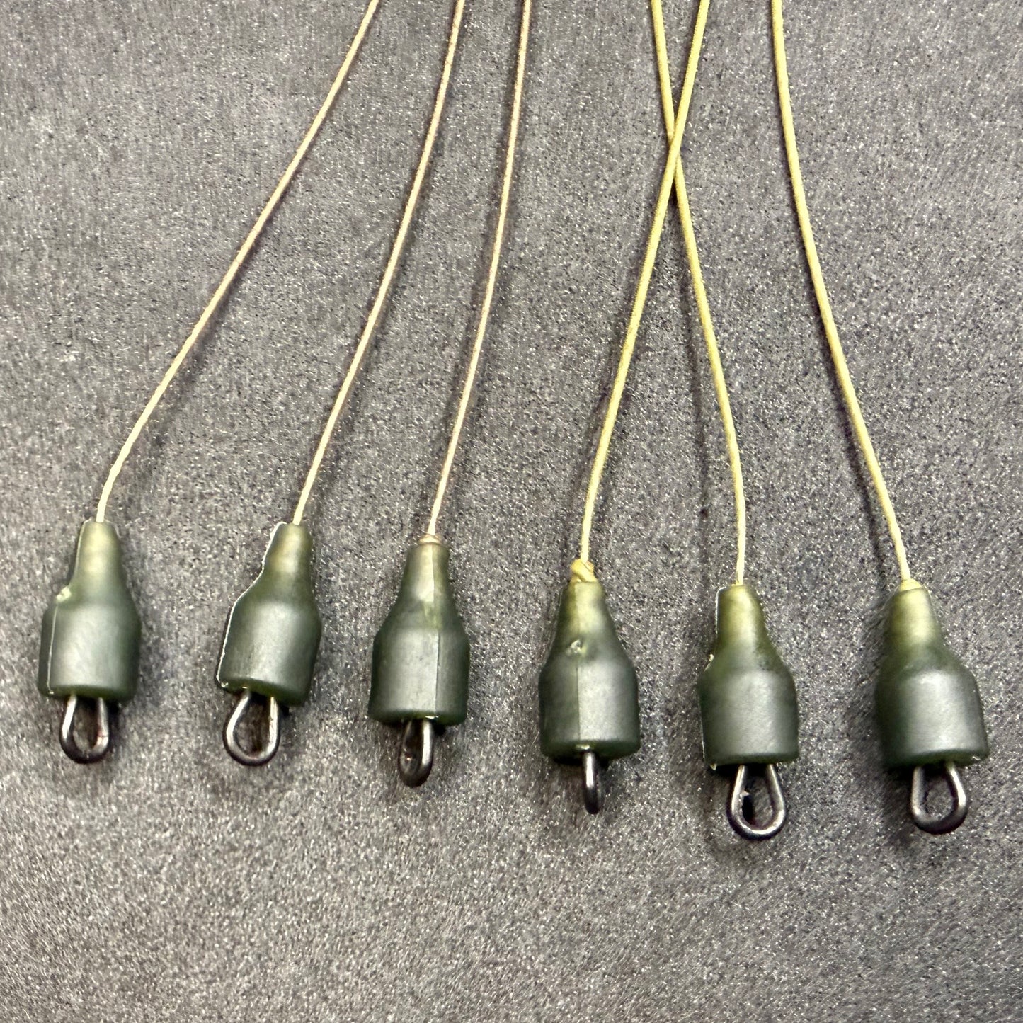 JP Custom Carp Rigs 10 Quick Change Ronnie/Spinner Rig (Booms Only)Tied With Semi Stiff Coated Braid Boom Section + Various Options