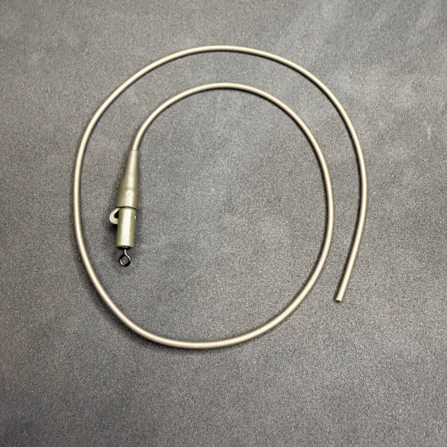 JP Custom Carp Rigs 5 x PVC Anti Tangle Rig Tubing With Lead Clips + Various Options