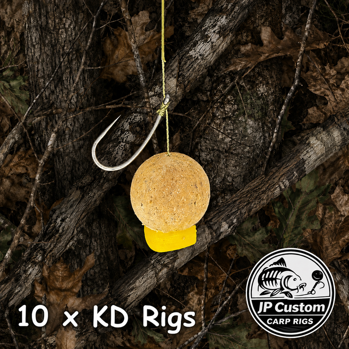 10 x KD Rigs Tied With Coated Braid