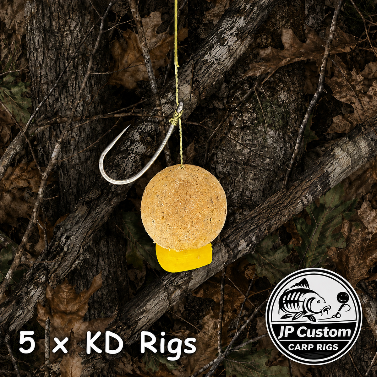 5 x KD Rigs Tied With Coated Braid