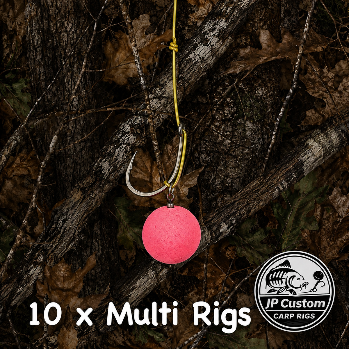 10 x Multi Rigs Tied With Coated Braid