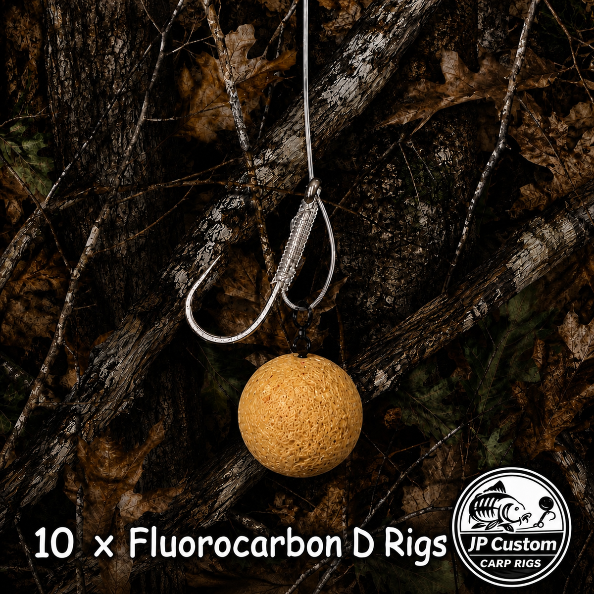 10 x D Rigs Tied With Fluorocarbon