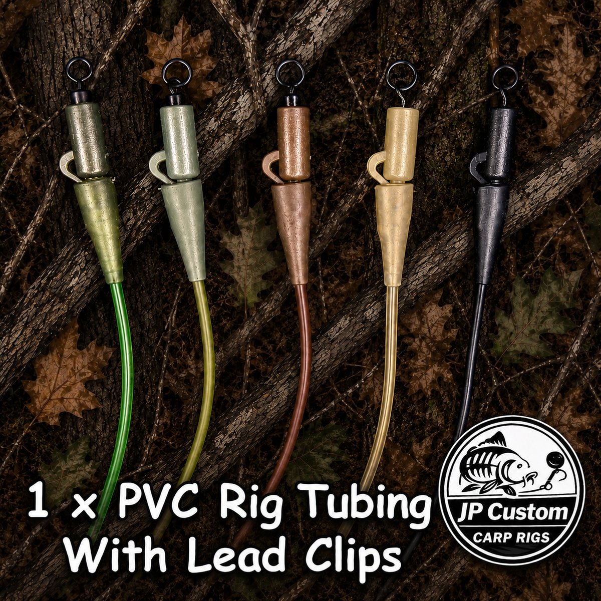 1 x PVC Anti Tangle Rig Tubing With Lead Clip
