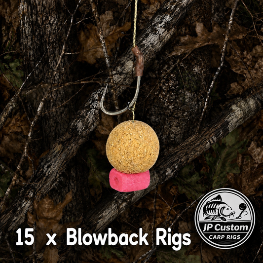 15 x Blowback Rigs Tied With Coated Braid
