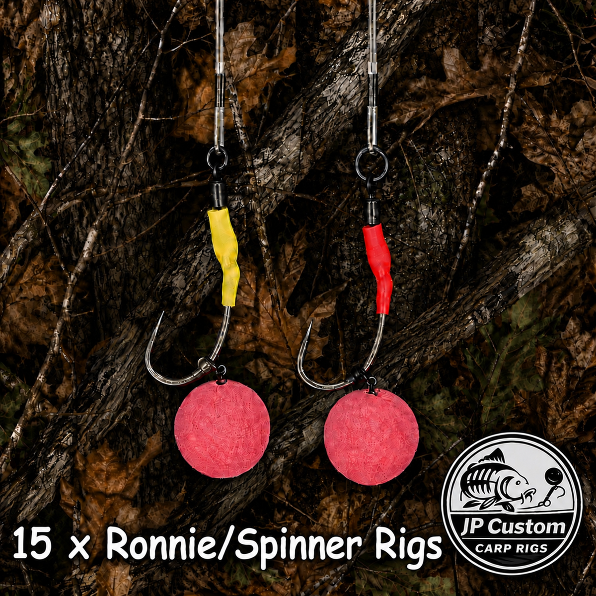 15 x Ronnie/Spinner Rigs Tied With Fluorocarbon or Braid Boom Sections