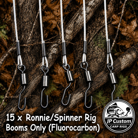 15 x Ronnie/Spinner Rig (Booms Only)Tied With Fluorocarbon