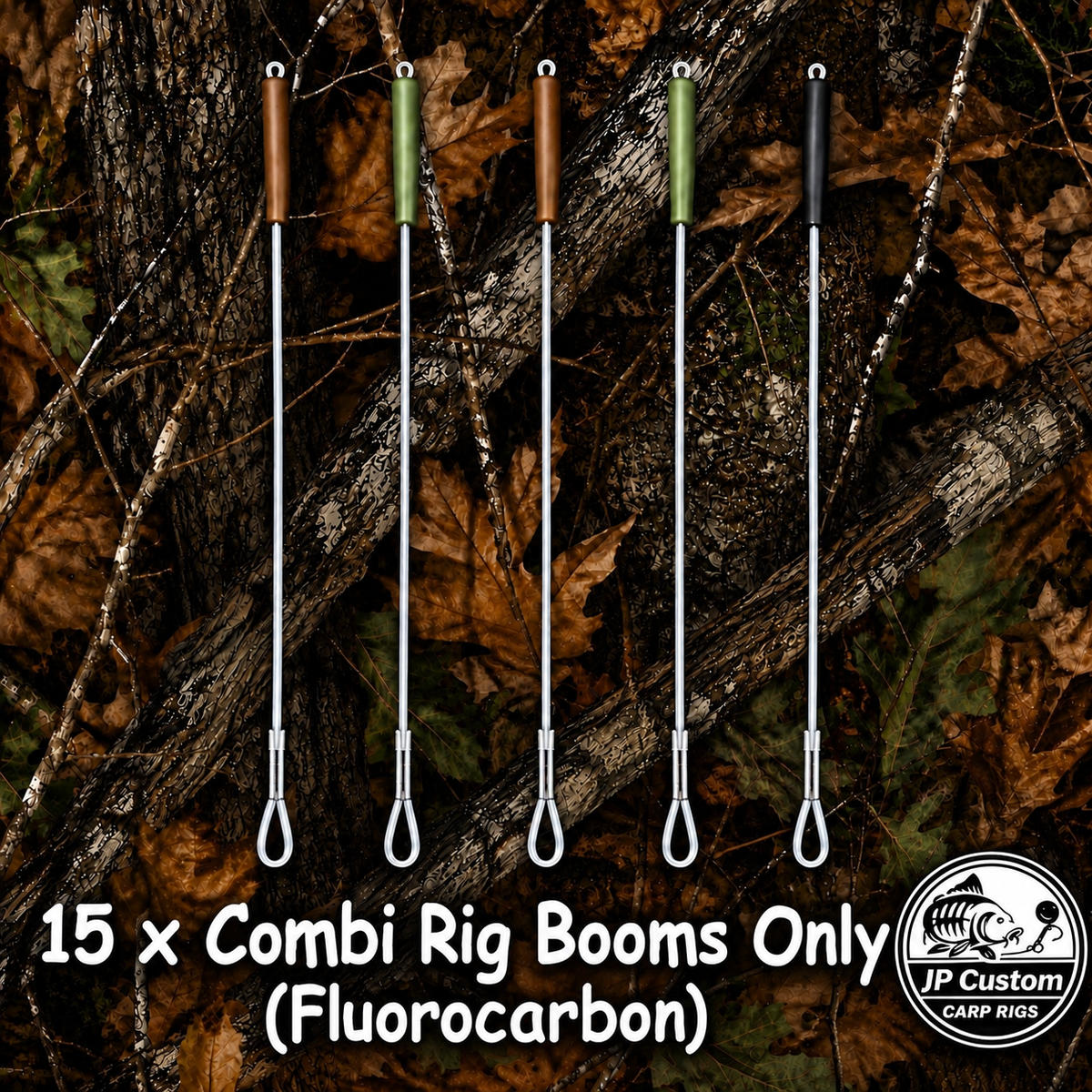 15 x Combi Rig Booms (Booms Only) Tied With Fluorocarbon