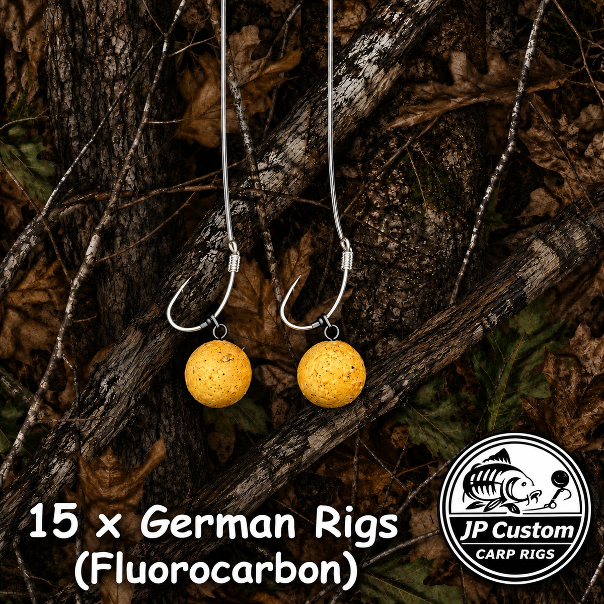 15 x German Rigs Tied With Fluorocarbon
