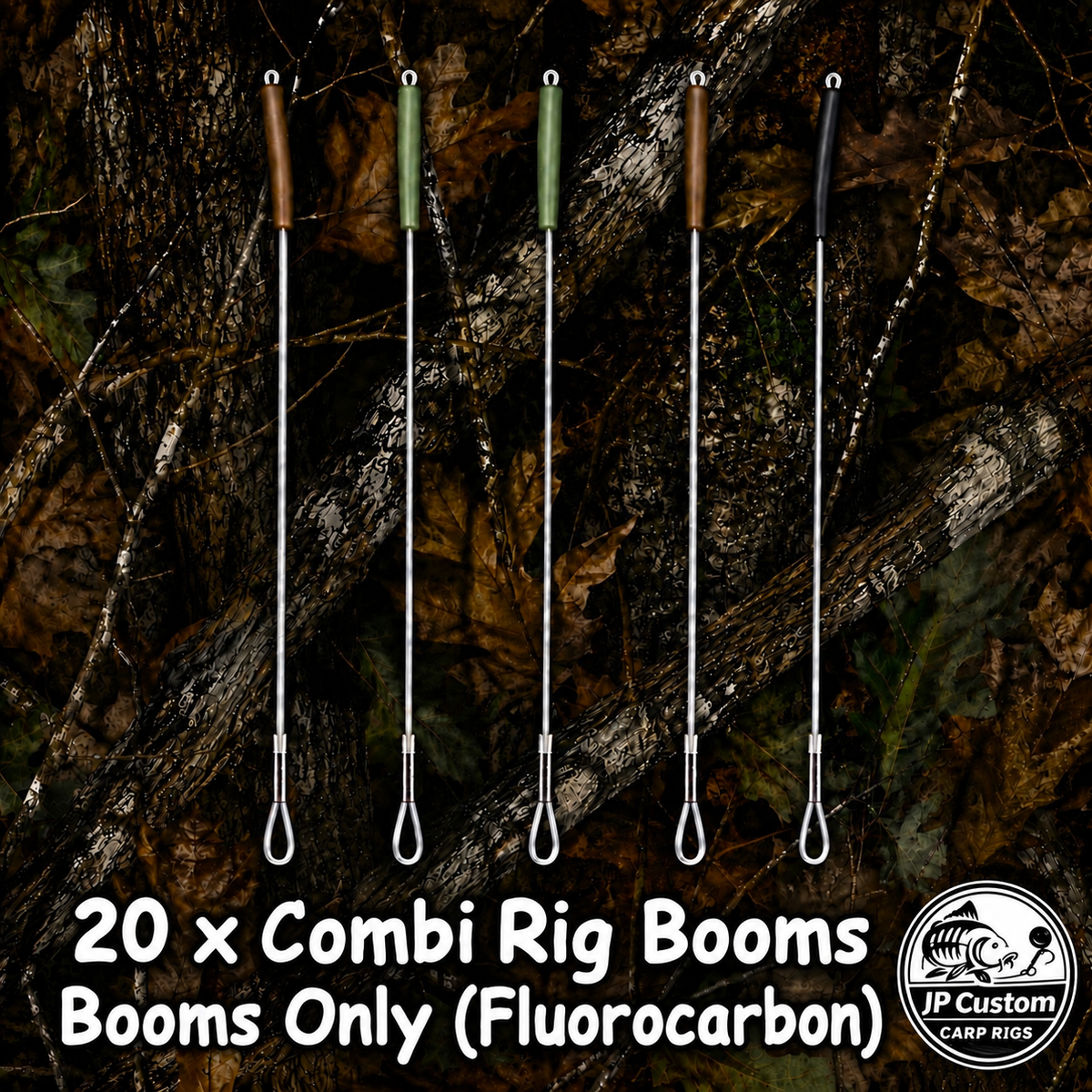 20 Combi Rig Booms (Booms Only) Tied With Fluorocarbon
