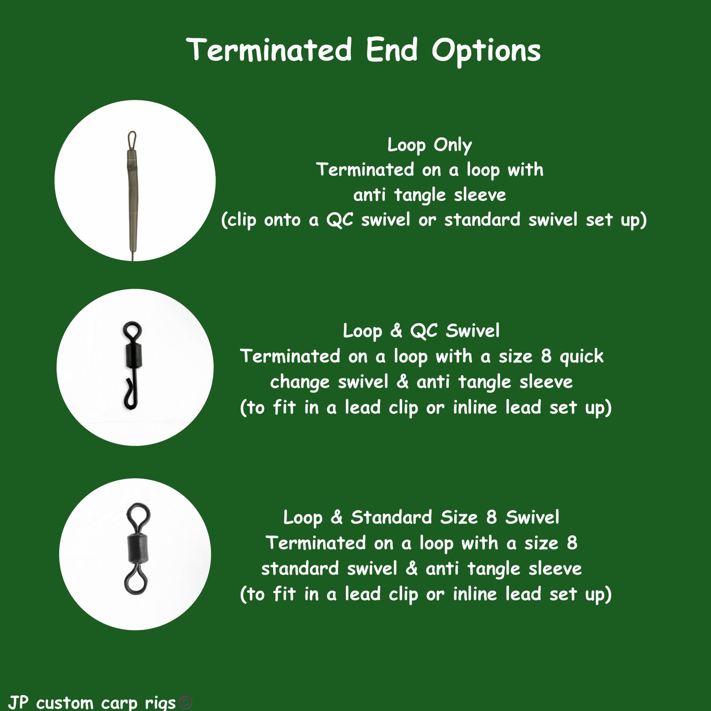 Budget Standard Hair Rig              20 Rig Pack
