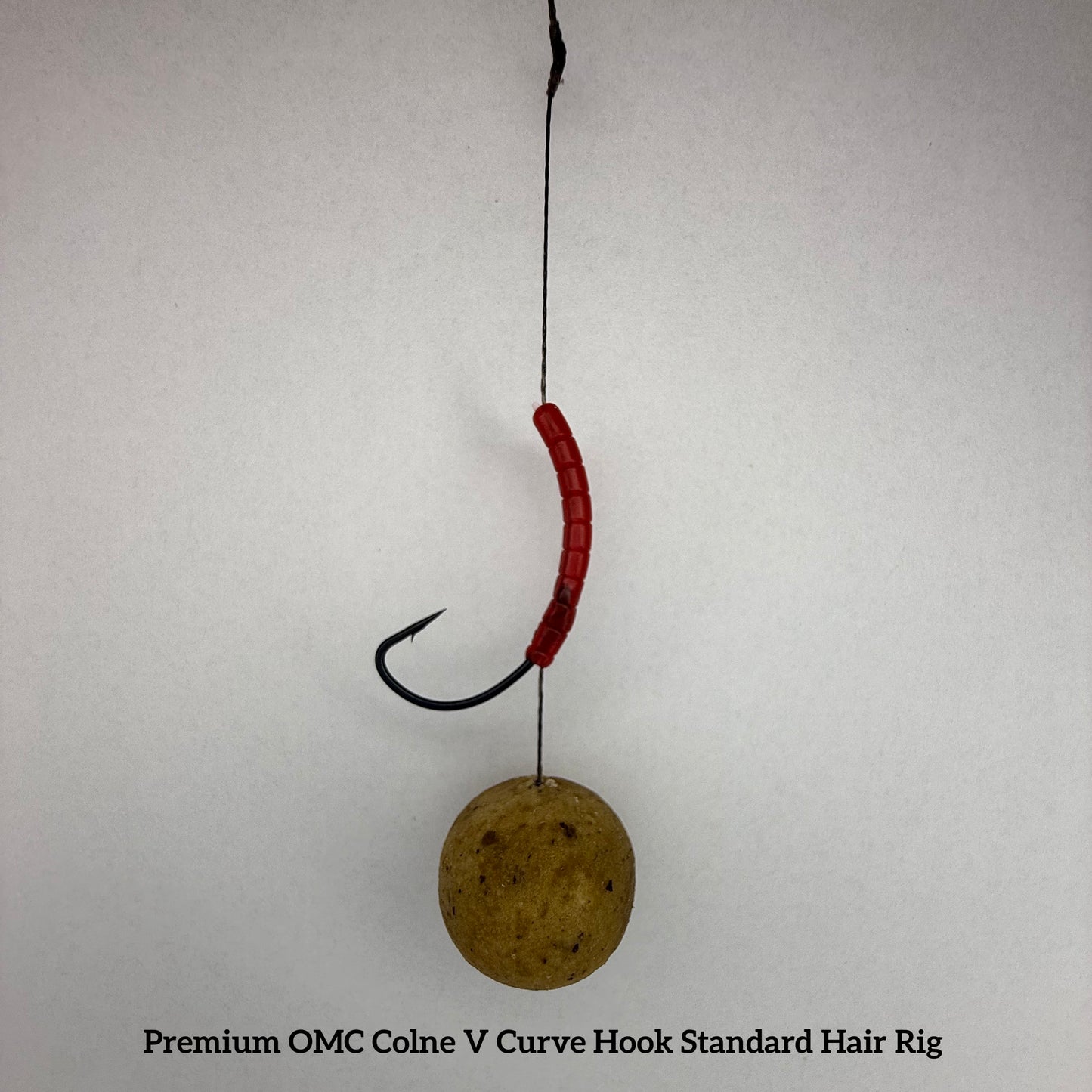 5 OMC Colne V Curve Hook Standard Hair Rigs
