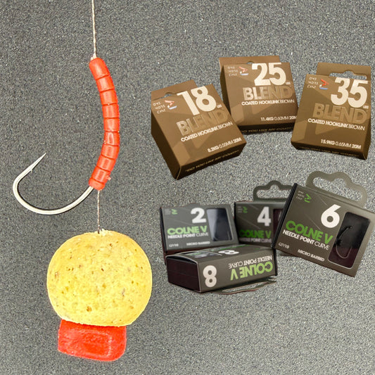 5 OMC Colne V Hook/Blend Standard Hair Rig