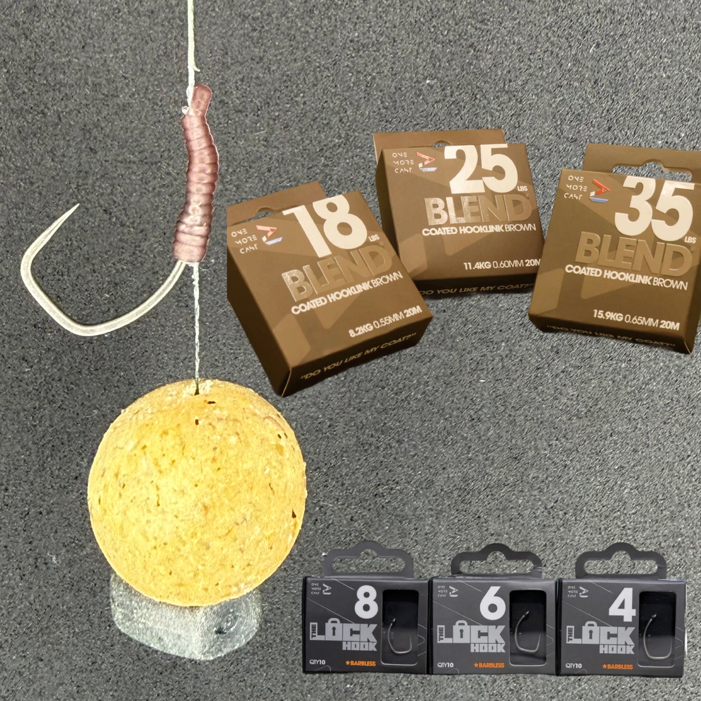 5 OMC Lock Hook/Blend Standard Hair Rigs