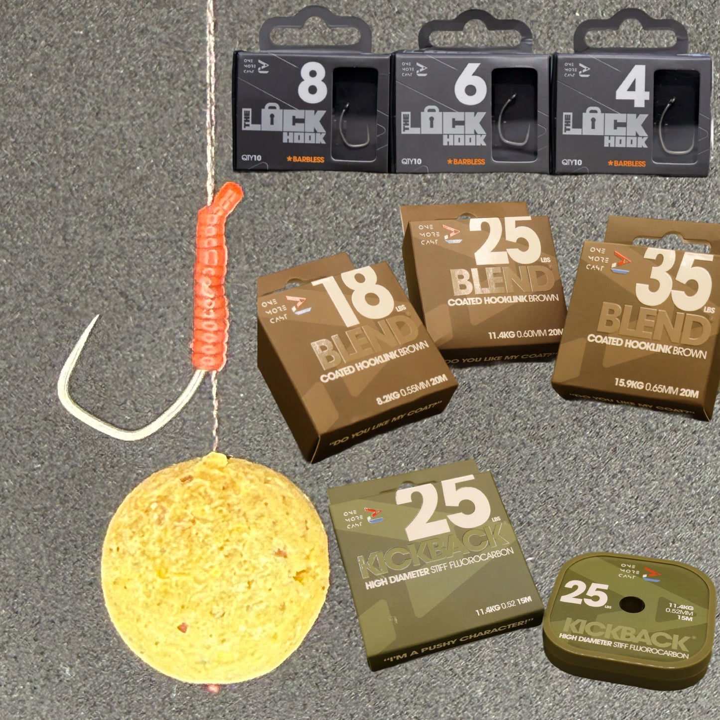 5 OMC Lock Hook Blend/Kickback Combi Rig