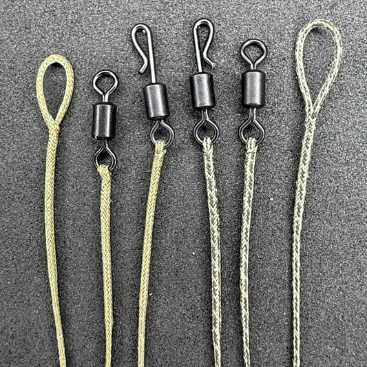 JP Custom Carp Rigs 10 x (Lead Free) Leaders - Various Options