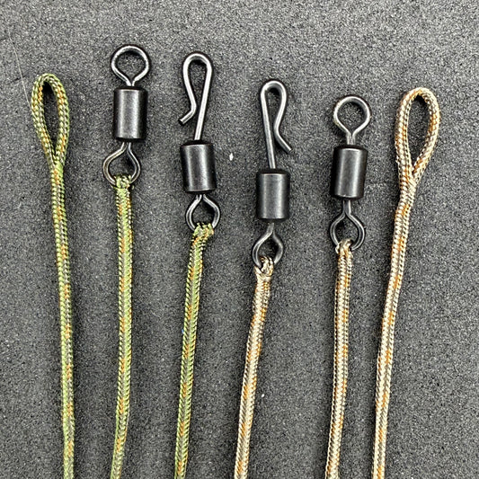 JP Custom Carp Rigs 10 x Leadcore Leaders - Various Options